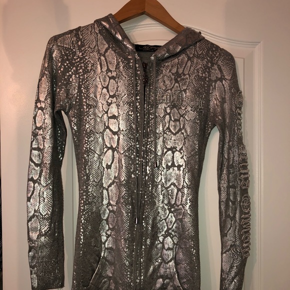 Ed Hardy by Christian Audigier embellished sweater - Picture 2 of 4